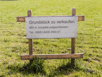 grundstück zu verkaufen