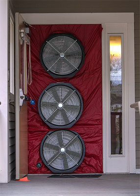 blower door test haus