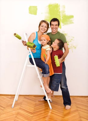 familie-in-haus