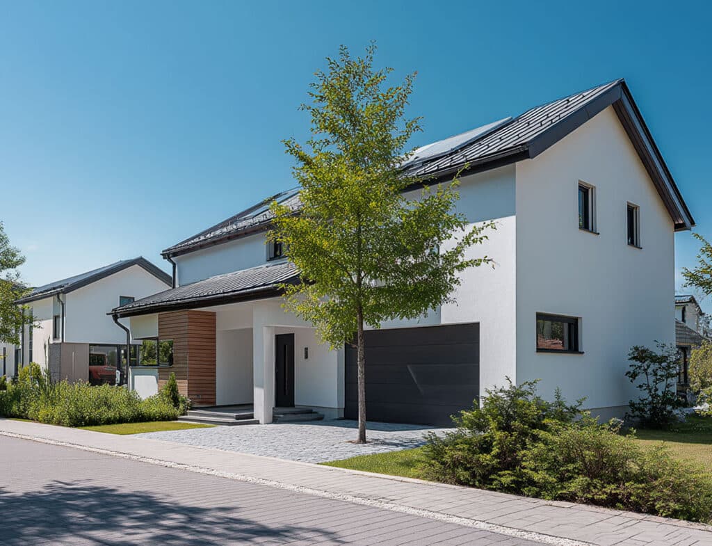 Einfammilienhaus in Siedlung