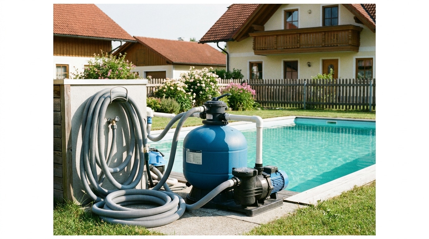 Sandfilteranlage für den Pool – Größe berechnen, Rückspülen und Pflege